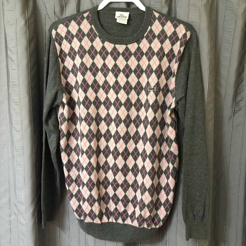 Lacoste Argyle sweater